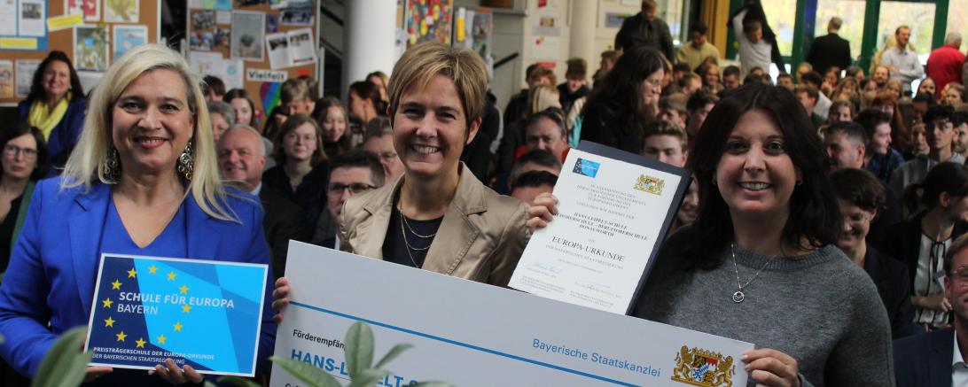 Verleihung Europa-Urkunde FOS BOS 