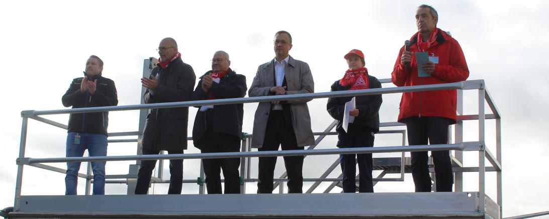 Airbus Helicopters IG Metall Kundgebung