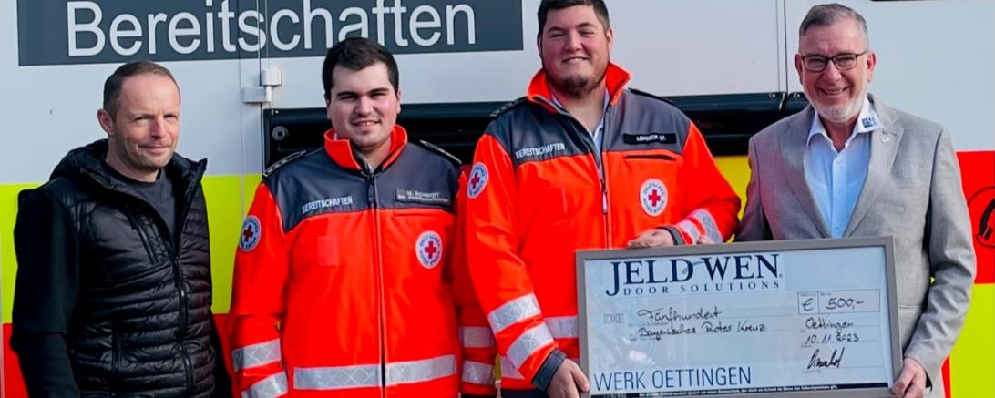 Das Bild zeigt von links: Christian Hammling, Marc Schmidt, Stefan Lembeck, Wolfgang Oswald.