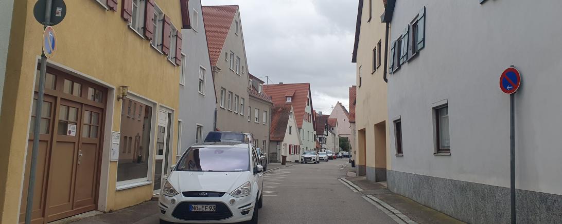 Neue Einbahnstraße in Munzingen.