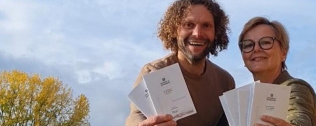 Öhlhorn und Huber mit Heftle.