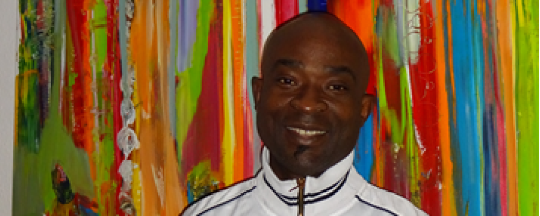 Das Bild zeigt Pepito Anumu.