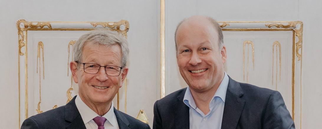 Auf dem Bild zu sehen (von links): Peter Schiele und Martin Sailer. 