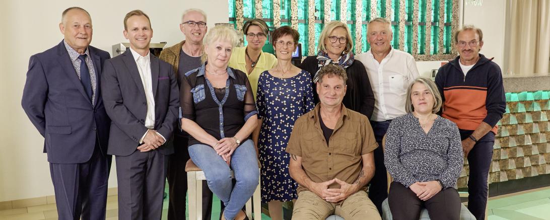 Das Bild zeigt die Sigel Jubilare.