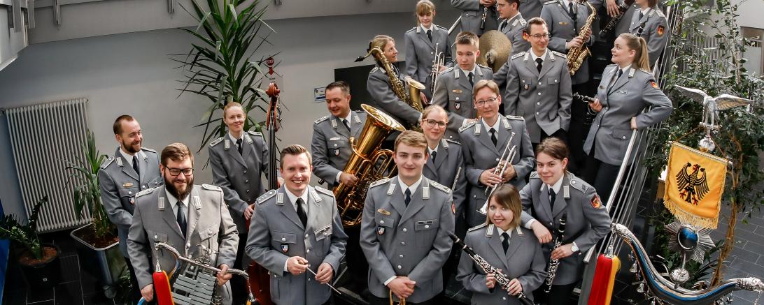 Benefizkonzert des Heeresmusikkorps Ulm anlässlich „100 Jahre Knabenkapelle Nördlingen“ am 13. März 2024.