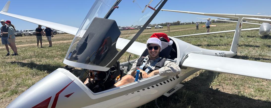 Stefan Langer wurde Dritter bei der Weltmeisterschaft der Segelflieger in Australien. 