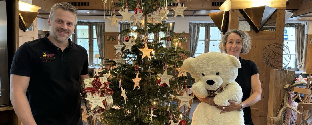 Armin und Christine Schnabel Schnabel wollen auch heuer wieder Wünsche erfüllen.