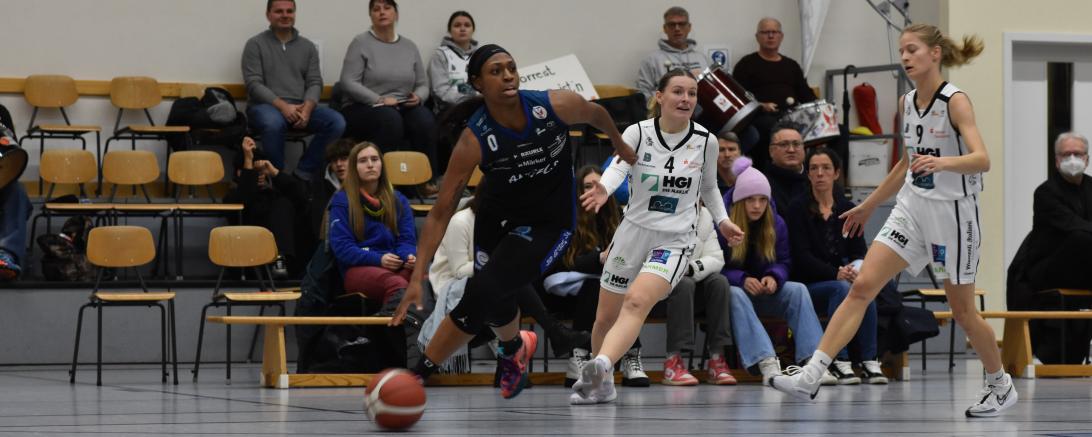 Auch dieses Mal war Erika Davenport Punktegarant beim Arbeitssieg gegen den Tabellenführer der 2. DBBL Süd.