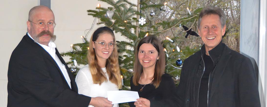 Das Bild zeigt die Spende von Telemeter Electronics.