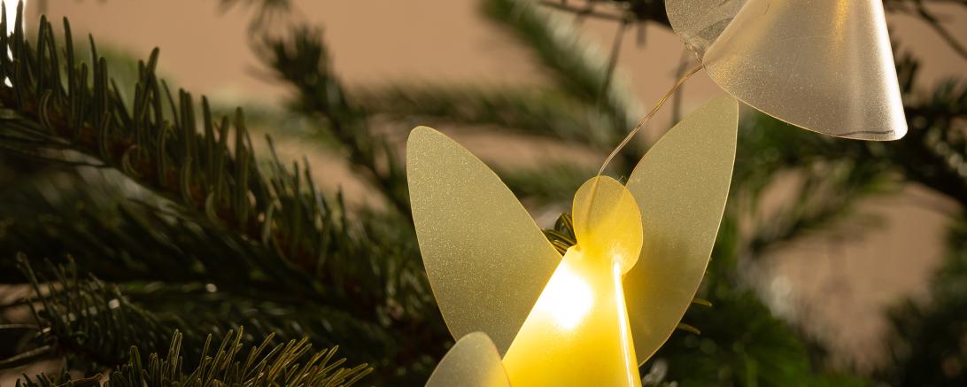 Abbildung einer Engel Lichterkette.