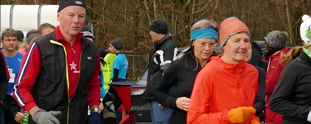 Renate Hingst kurz nach dem Start.