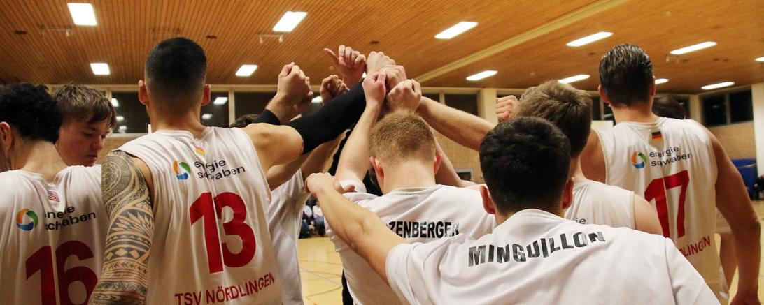 Spiel der Nördlinger Basketballer in der 1. Regionalliga