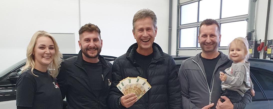 Bild von links: Beatrice Rudolf, Mario Rudolf, Martin Oberman, Andre Rudolf, mit seiner kleinen Nichte Emma auf dem Arm.