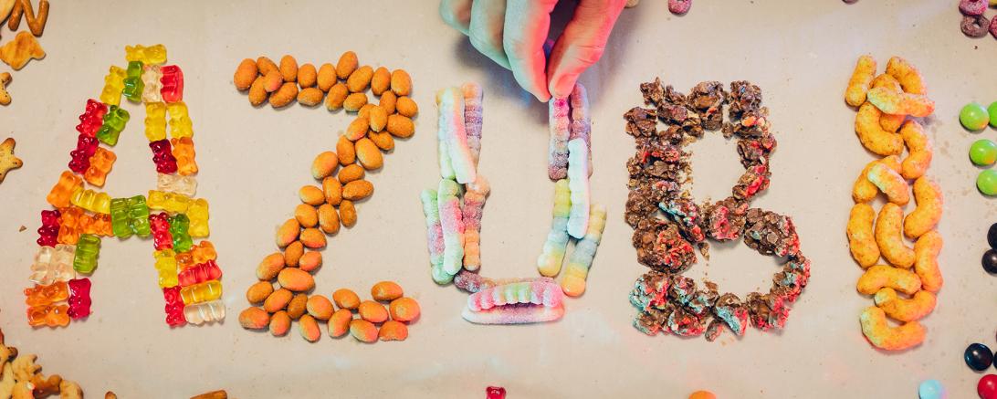 Das Bild zeigt den Schriftzug Azubi.