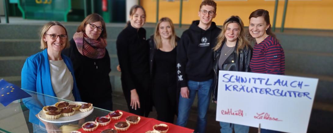 Das Bild zeigt den Deutsch-Französischen Tag an der FOSBOS Donauwörth.