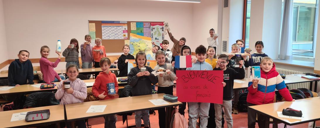 Im Schnupperunterricht lernten die Fünftklässler verschiedene französische Spezialitäten kennen. 