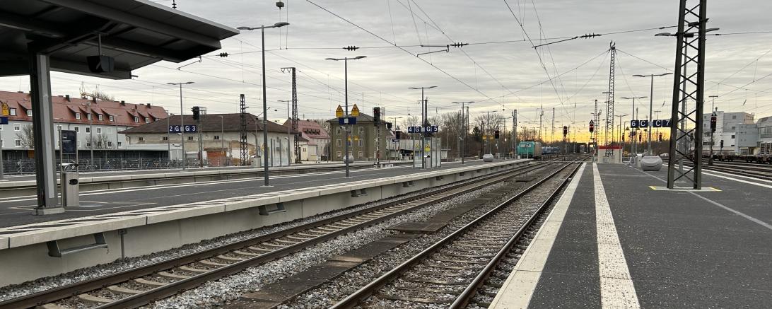 Bahnhof Donauwörth.