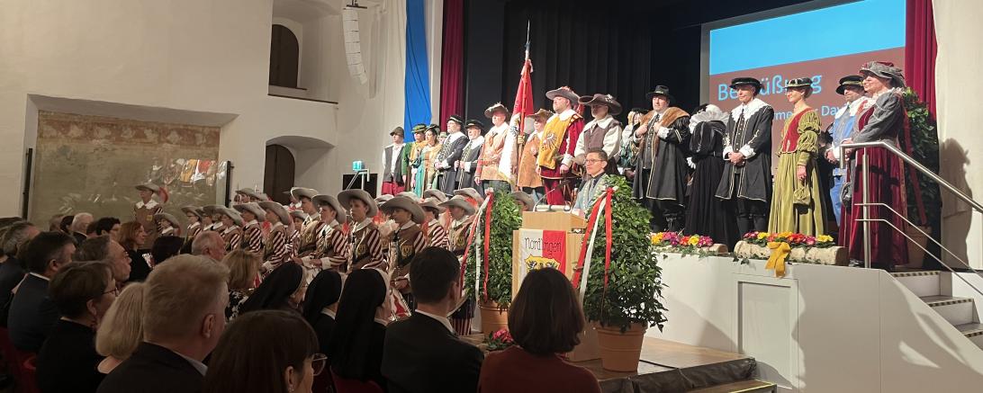 Der Neujahrsempfang im Stadtsaal Klösterle.