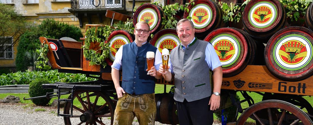 Auf dem Bild sind Peter und Rudolf Feuchtmayr zu sehen.