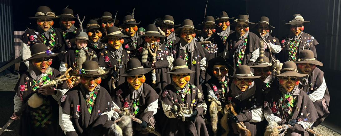 Der Sternenmarsch der Huaderle mit anschließender Jubuläumsfeier.