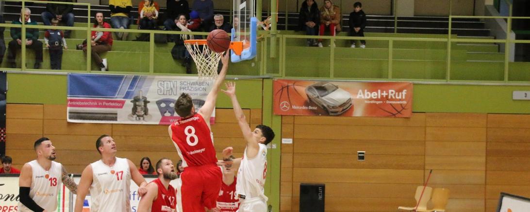 Das Bild zeigt den TSV Nördlingen beim Basketball.