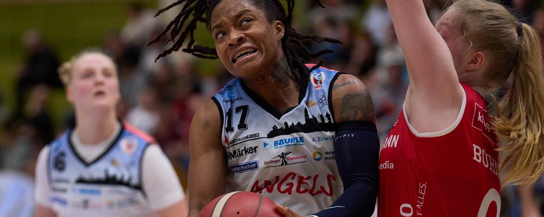 Hier sieht man Brandi Beasley von den Eigner Angels.