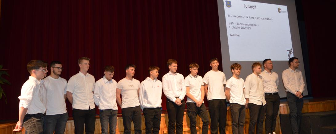 Die A-Junioren JFG Jura Nordschwaben.