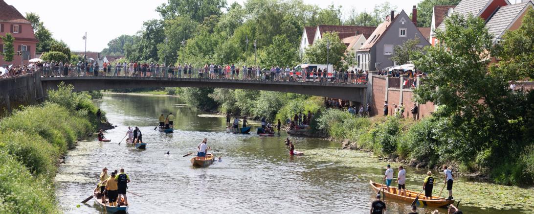 Fischerstechen in Donauwörth. 