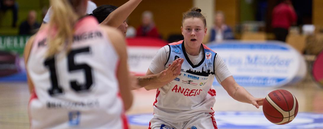 Hier sieht man Roosa Lehtoranta von den Eigner Angels.