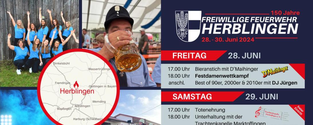 Hier sieht man den Flyer der FFW Herblingen.