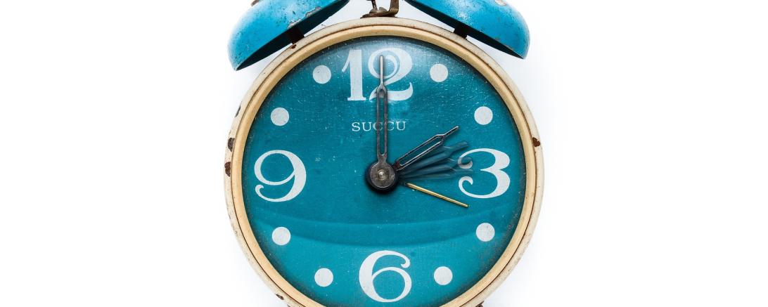 Das Bild zeigt eine Uhr