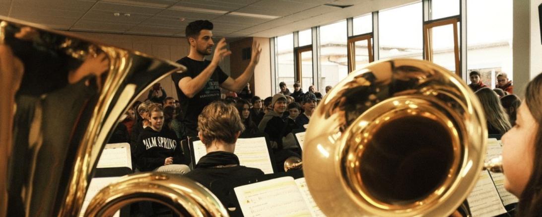 Bläserklasse der Realschule in Rain