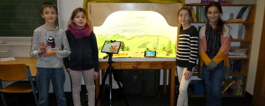 Moviebande:  Jan Braun, Emma Gramm, Greta Wundel, Mariella Uhl