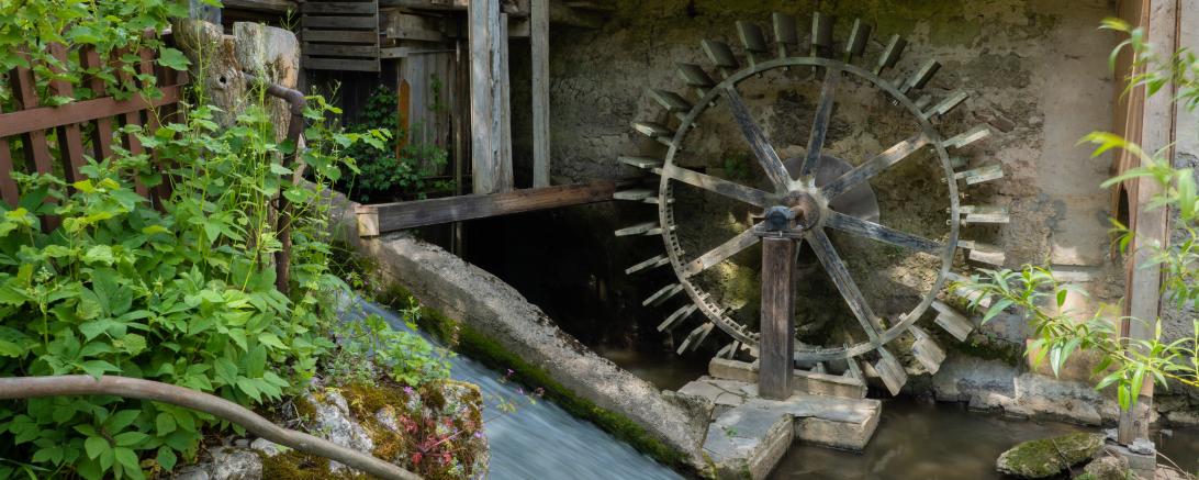Wasserrad der Klostermühle Maihingen