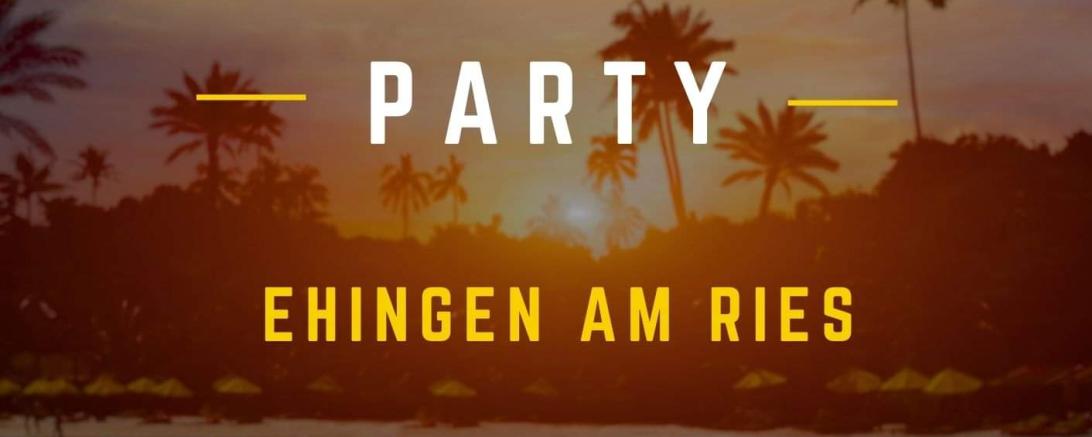 Plakat auf dem Beachparty in Ehingen am Ries draufsteht