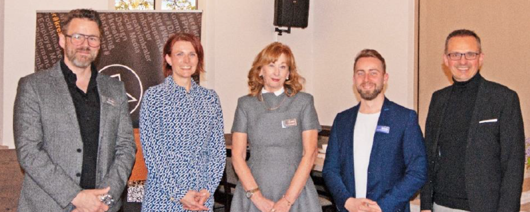 Hier sieht man die Akteure des Impulsvortrags "Die richtigen Mitarbeiter finden und hallten"