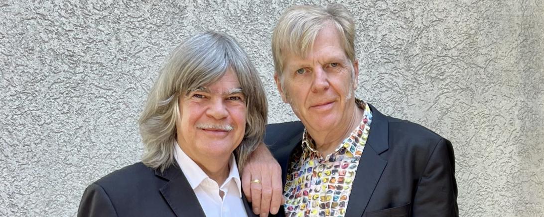 Das Bild zeigt Axel und Torsten Zwingenberger, die Boogie Woogie Brothers.