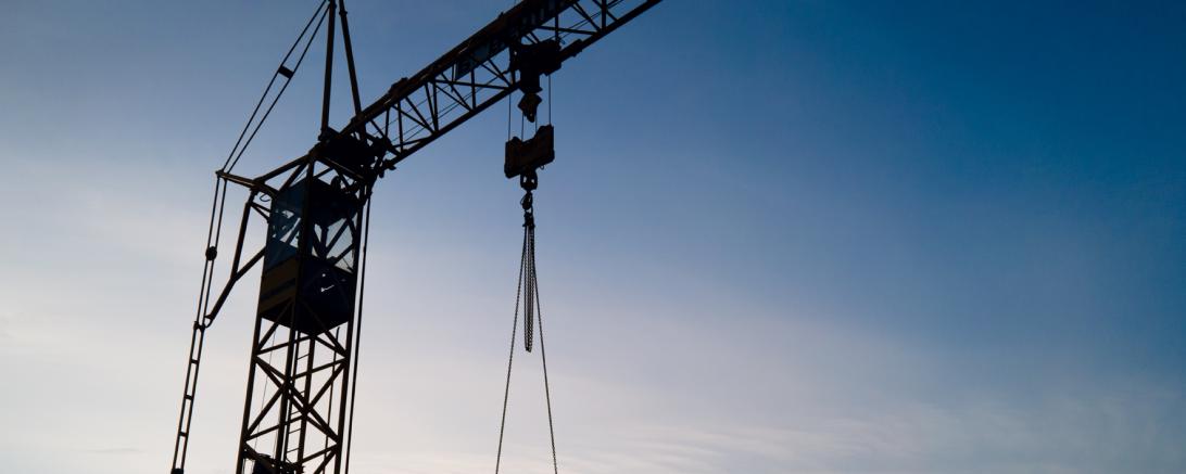 Hängepartie auf dem Bau