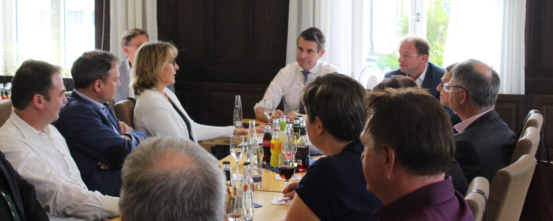 Besuch Staatsminister Eric Beißwenger 