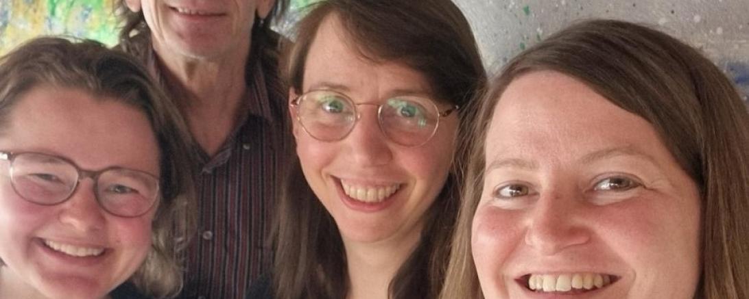 Von links nach rechts: Kreisvorsitzende Elisa Pfaff, 2. Vorsitzender Werner Waimann, Schriftführerin Anna Schlecht und neue 1. Vorsitzende Johanna Strauß