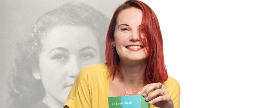 Sarah Straub mit ihrem Buch