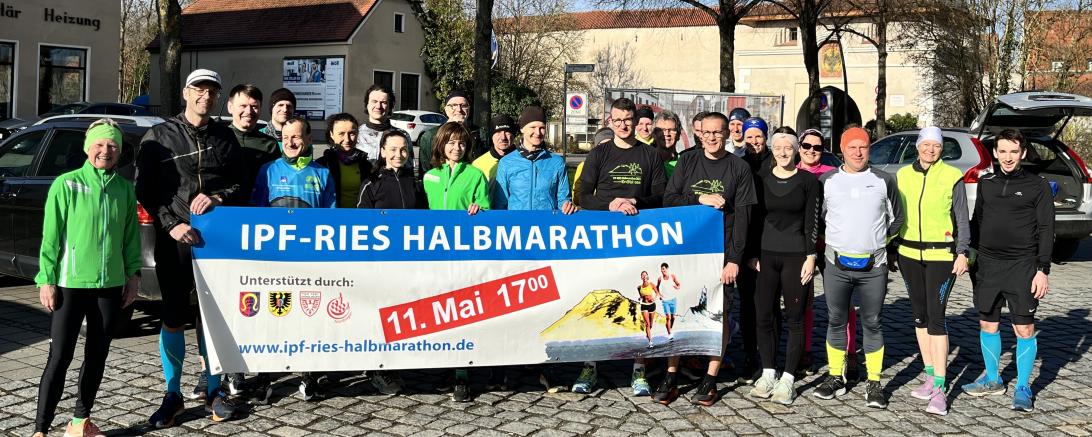 Ein Schnupperlauf für den Ipf-Ries-Halbmarathon.
