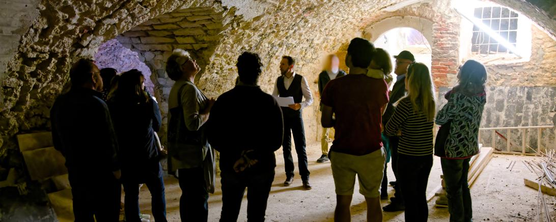 Besuch auf der Baustelle