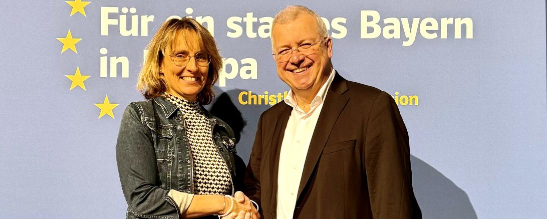 Anke Drukewitz und Markus Ferber, MdEP