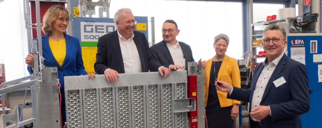 In der Firma Geda fand eine Informationsveranstaltung zur anstehenden Europawahl statt.