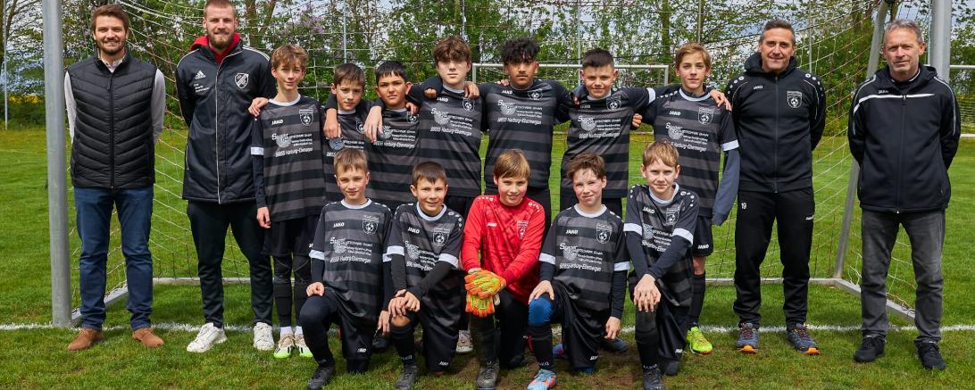 Hier sieht man die D1-Junioren der JFG Harburg.