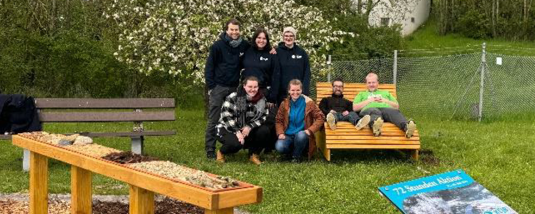 Menschen die bei der 72h-Aktion mitgeholfen haben