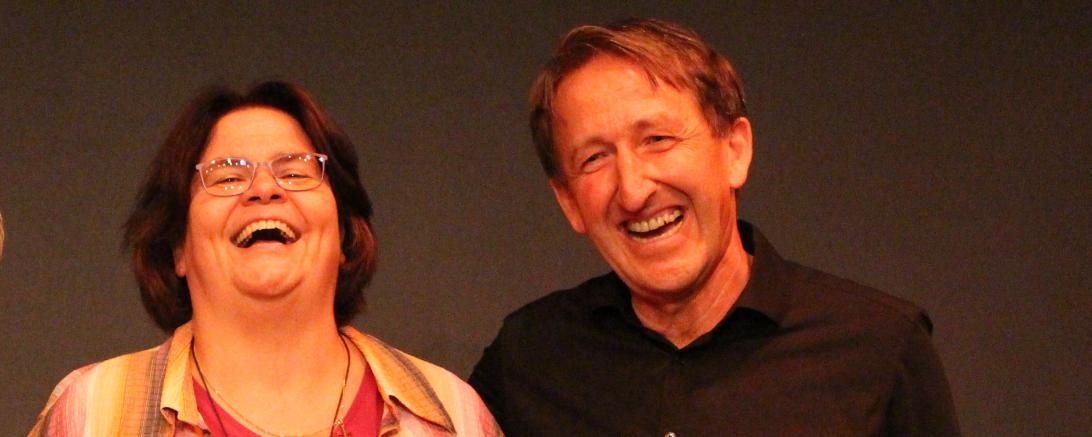 Hier sieht man Kerstin Schulz und Manfred Rehm.