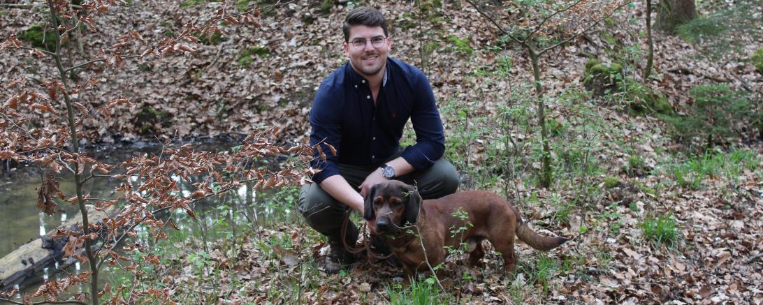 Für Georg Dischner und Jagdhund Anton ist der Wald der schönste Arbeitsplatz.