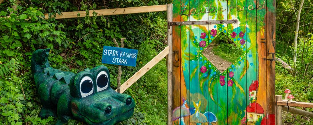 Der Märchenweg in Harburg. 